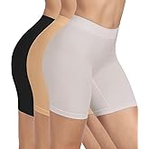BESTENA Slip Shorts for Under Dresses Seamless Smooth Workout Yoga Bike Shorts for Women
