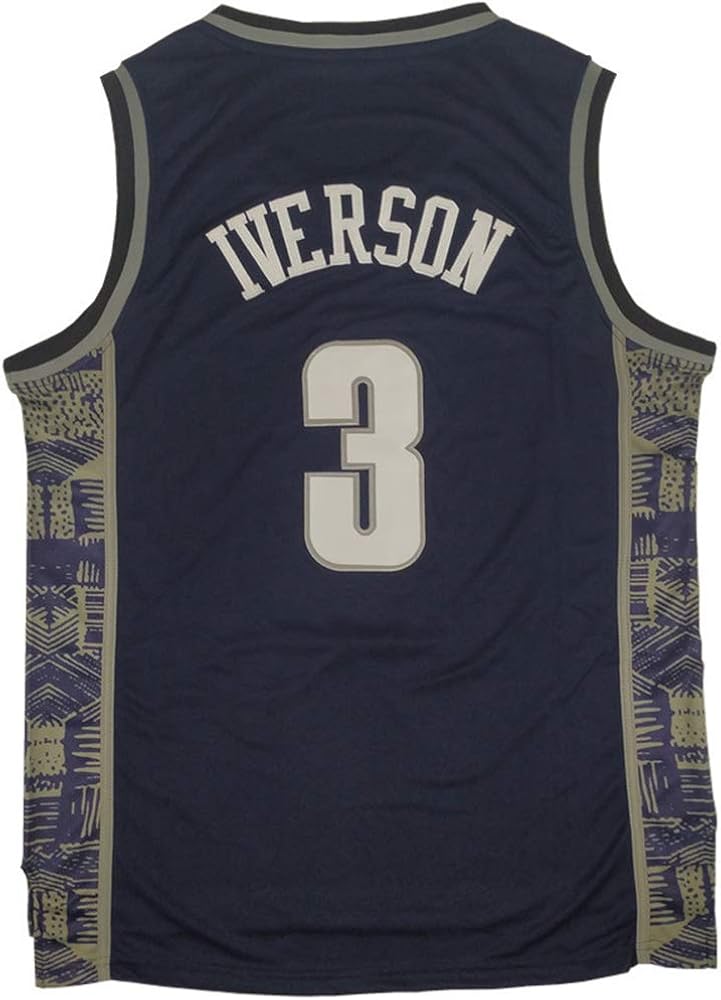 CMAO 3 Iverson Hoyas University Edition Basketball Jersey