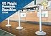 US Weight Heavy Duty Premium Steel Stanchion with 7.5-Foot Retractable Belt (More Colors Available)