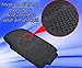 Zento Deals 3 Piece Black Universal Fit Premium Quality Full Rubber-All Weather Heavy Duty Vehicle Floor Mats