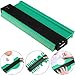 10 Inch Multi-functional Contour Gauge Plastic Profile Gauge Multifunctional Shape Duplicator Edge Shaping Measure Ruler for Professional Precise Measurement (Regular Wide, Green)