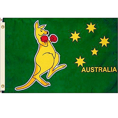 Boxing Kangaroo 3x5 Polyester Flag