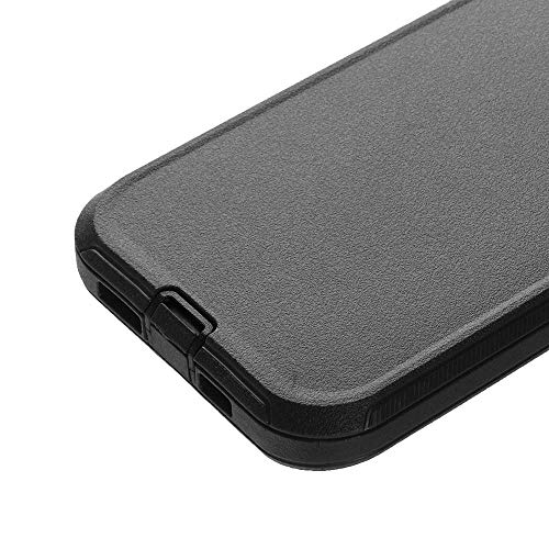 Co-Goldguard Phone Case Compatible with iPhone 12 Pro Max,Drop Protection Heavy Duty Hard 3 Layer Hybrid Strong Shockproof Drop-Proof Covers Strong Durable Shell,Black