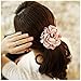 LOVEF Jewelry Women Girl 6pcs（Mixed Color Cloth Rose Flower Design Ponytail Holders Hair Tie Assorted Rope Rubber Bands Accessories