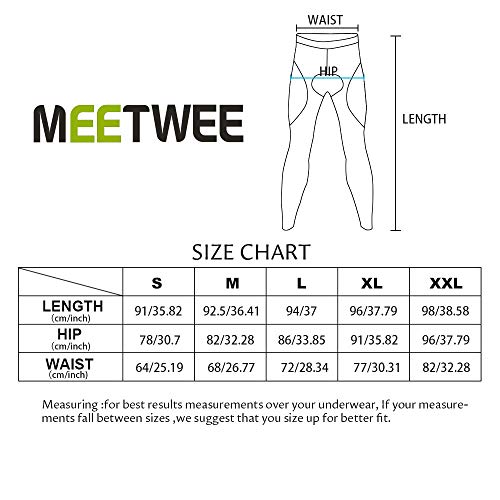 image for Meetwee Men's Cycling Tight Pants 4D Padded Bicycle Riding Compression