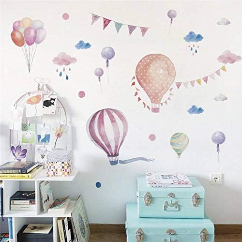 Xyrybly Wall Sticker Balloon Banner Animal Rain Car Wallpaper Stickers Children S Room Decals Children S Bedroom Kindergarten Decorative Wall Stickers Decals Buy Online At Best Price In Uae Amazon Ae