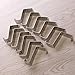 BESTOMZ 12pcs Over Door Hanger, Stainless Steel Over Door Hooks Cabinet Draw Clothes Hanger