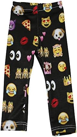 Ari and Friends Fits American Girl 18 inch Dolls - Emoji Fun Leggings- 18 Inch Doll clothing - Designed In USA to Fit 18 inch Dolls - A modern twist of traditional 18” doll