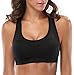 MIRITY Women Racerback Sports Bras - High Impact Workout Gym Activewear Bra Color Black Grey Pack of 2 Size XL