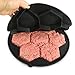 PROFESSIONAL Hamburger Patty Maker by Kitchen Survival Freezer/Oven Safe, Stuffed Burgers, Burger Press, Bun Pan