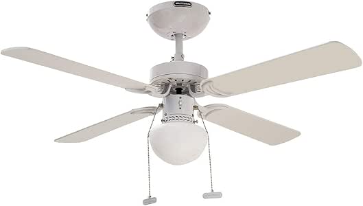 MASTERFAN CONDESA 42" Ventilador de techo color blanco: Amazon.com.mx