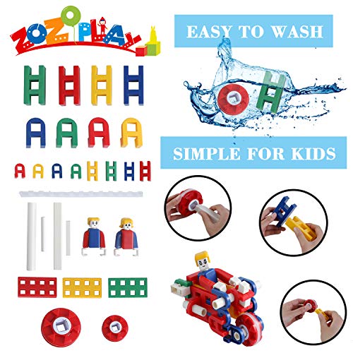ZoZoplay STEM Toys Building Set Educational Construction Engineering Building Blocks Learning Toys Set for Boys and Girls Ages 3 4 5 6 7 8 9 10 Year Old Best Kids Toys Creative Fun Game (292 PCS) - Thumbnail 2