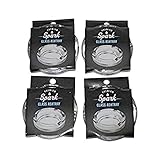 Round Clear Glass Cigarette Cigar Ashtray - Set of 4