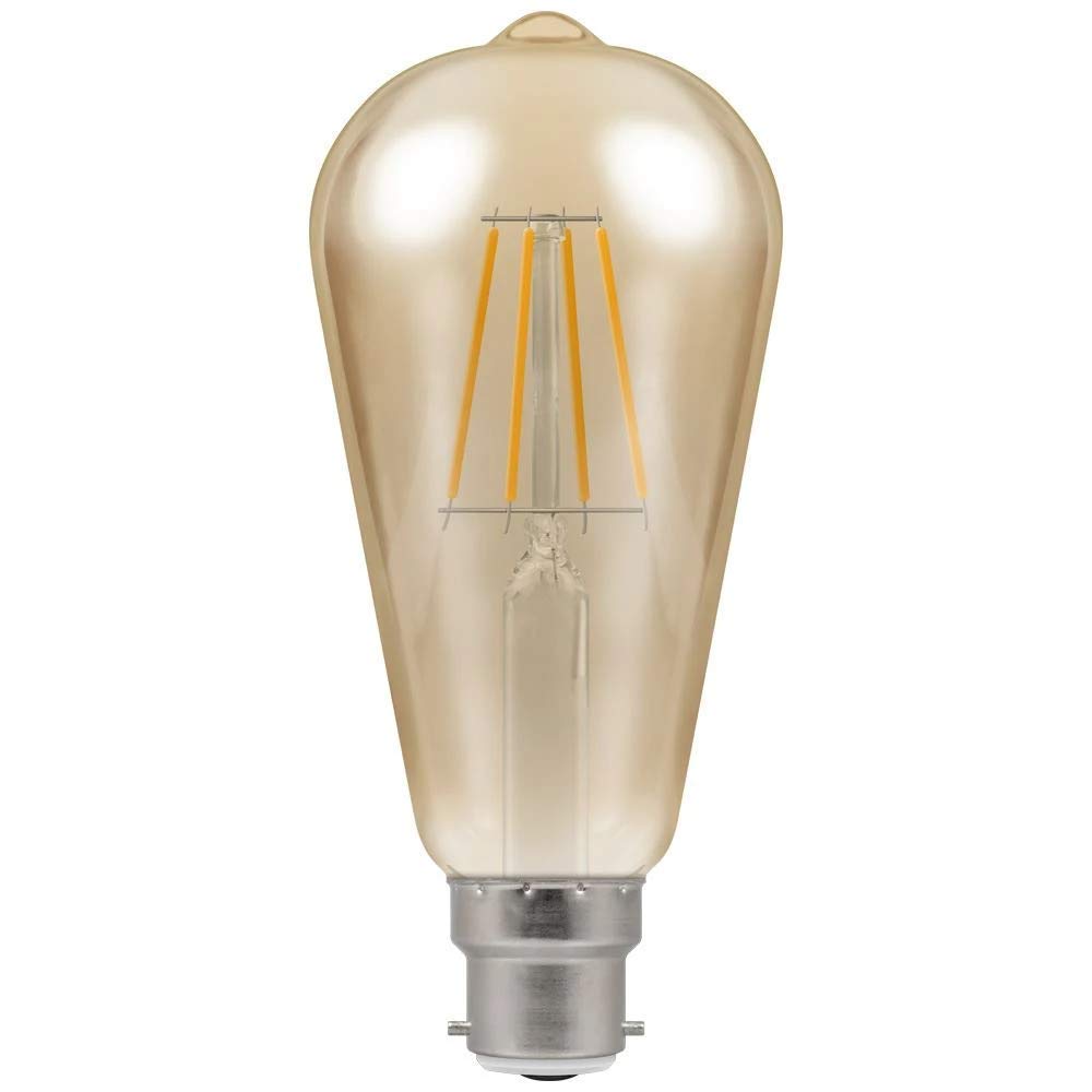 Crompton Lamps LED Light Bulb Antique-Bronze Filament, B22d, 5 W
