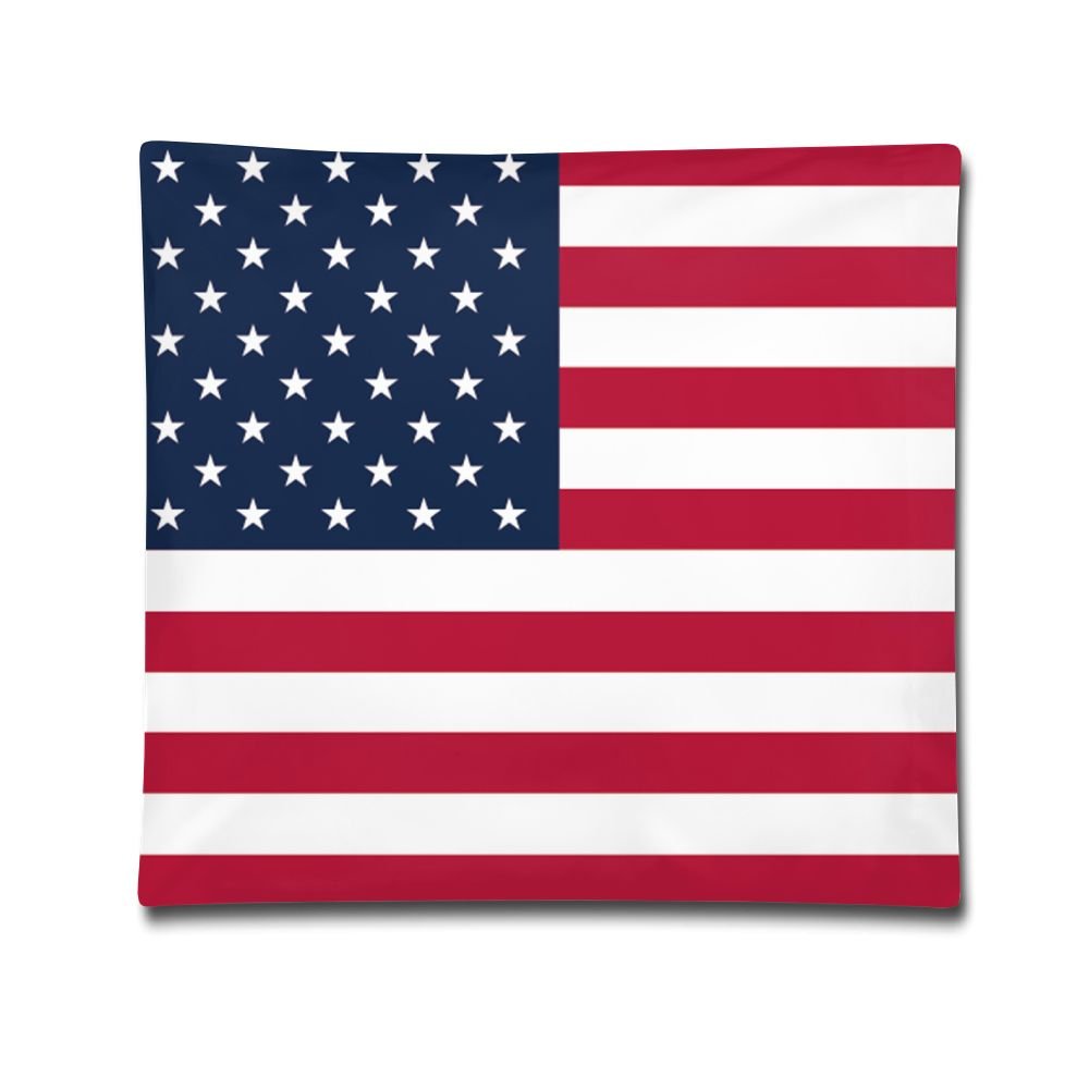 Jde D Xkja Square American Flag Printed Cushion Cover Nylon Canvas Throw Pillow Case Sham Slipover Pillowslip Pillowcase For Decor Decorative Play Study Room 18x18 Inches Buy Online In Cayman Islands At