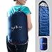 Swift-n-Snug Sleeping Bag - Big and Tall Cold Weather 100% Polyester Bag for Boys, Girls, Men, Women, Kids & Adults - Portable, Lightweight Sack for Camping, Hiking, Travelling, Backpacking