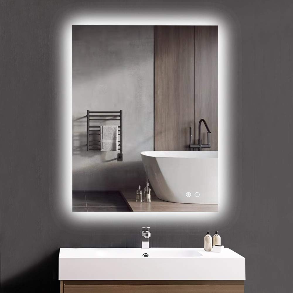 Amazon Com Keonjinn 36 X 28 Inch Bathroom Led Mirror Backlit Wall Mounted Makeup Mirror Anti Fog Vanity Mirror With Lights Horizontal Vertical Kitchen Dining keonjinn 36 x 28 inch bathroom led mirror backlit wall mounted makeup mirror anti fog vanity mirror with lights horizontal vertical