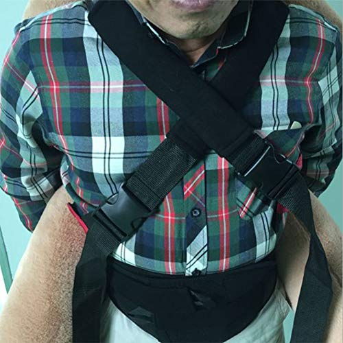 Aochol Patient Lift Sling, Oxford Cloth Cotton Waterproof Fabric Stair Slide Board Transfer Belt Emergency Evacuation Chair, One-Person Transferring Belt Carrying Up Down Stairs to Bed,Wheelchair