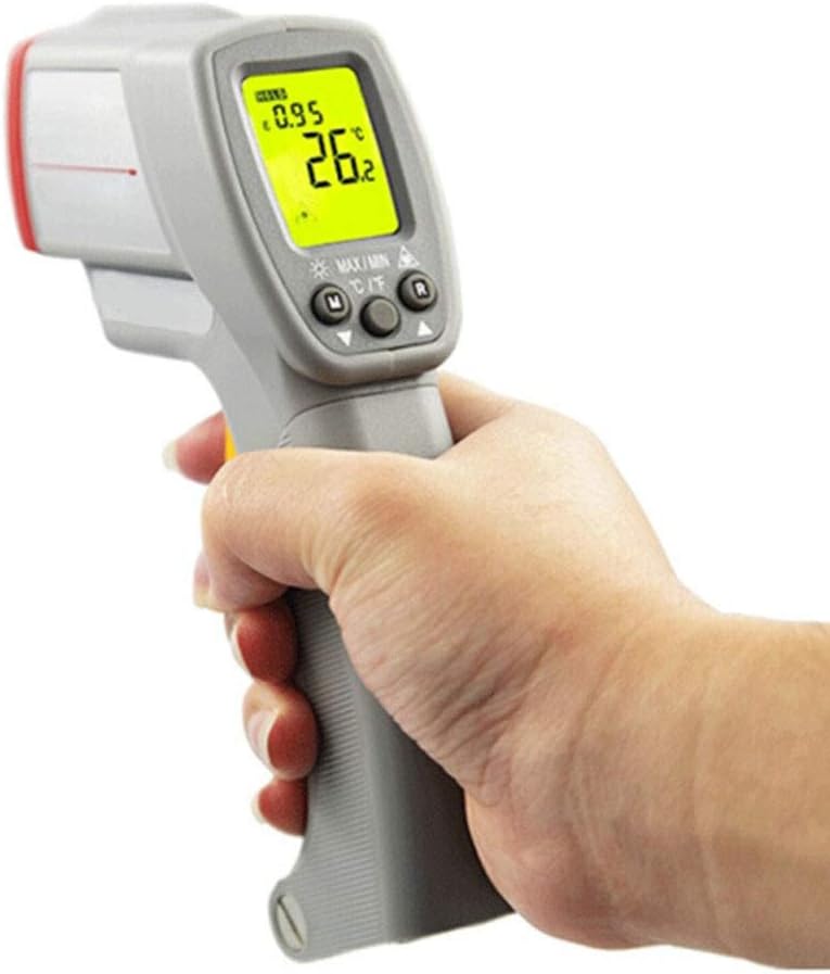 Infrared Thermometer Gun,Handheld Industrial High Precision Electronic Temperature Measuring Gun -35°C~500°(-31°F ~932°F) LED Backlit Screen