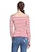 Maggie Tang Trendy Solid Fitted Off Shoulder Long Sleeve Blouse Top