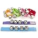 Aspire 12 Pcs Rhythm Band Wrist Shaking Bells, Assorted Colors, Adjustable For Kids and Adults