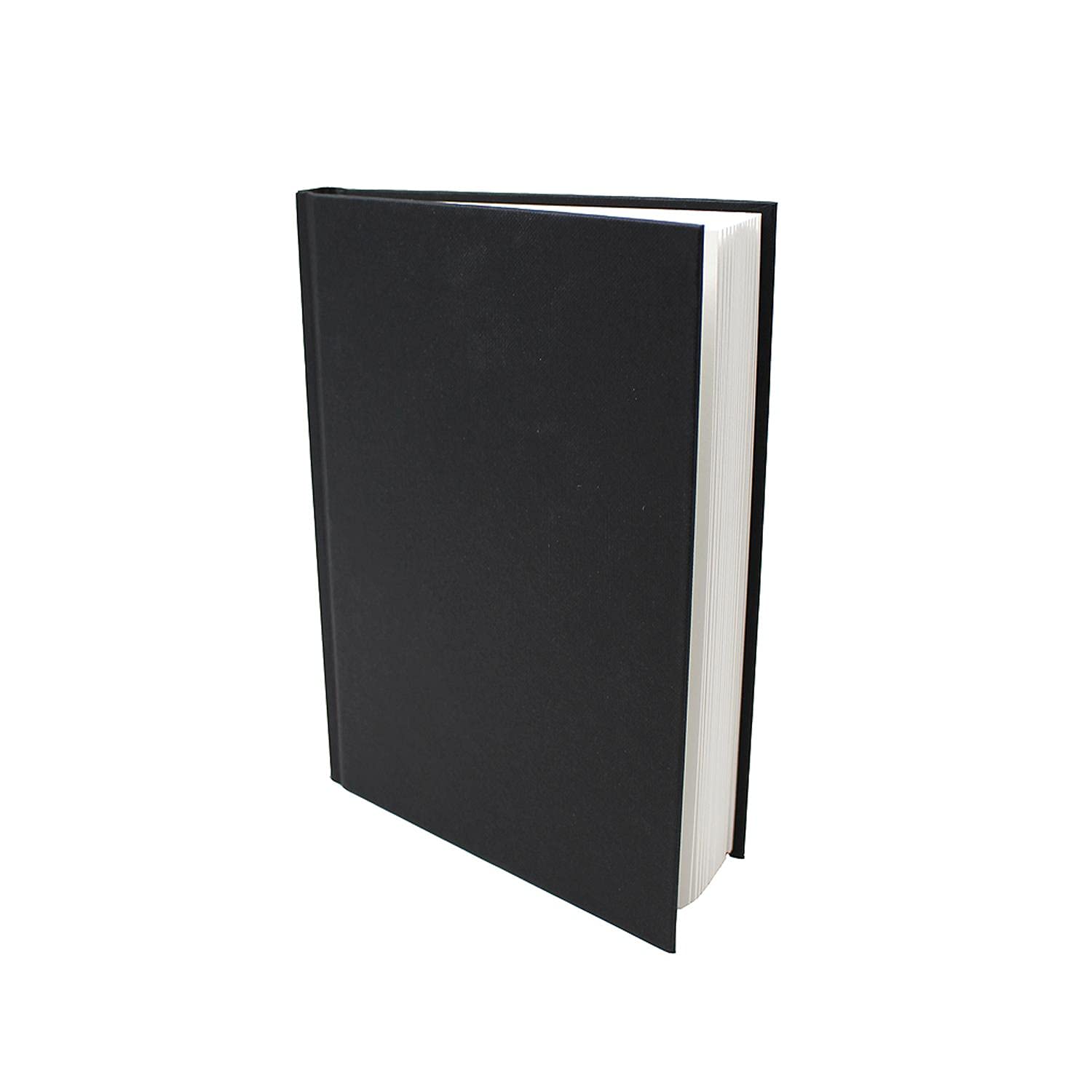 Artway Studio – Casebound A5 Sketchbook – Portrait - 92 Sides/46 Pages of 170gsm Cartridge Paper – Black Hardback Sketchbook