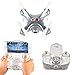 AICase Cheerson CX-10WD-TX Mini Drone WiFi FPV Remote Control Helicpoter Quadcopter with HD Camera 4CH 2.4GHz 6-axis Gyro Nano Altitude Hold Aircraft Multi-Color LED Light One Key Take Off/Landing