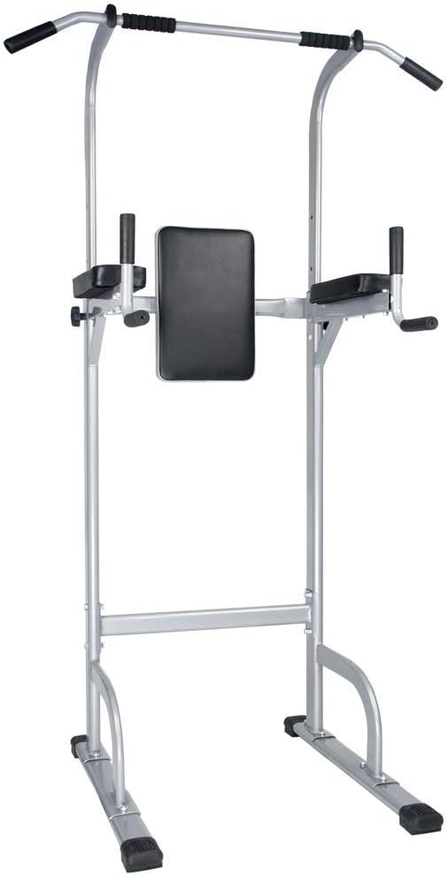 GDY Adjustable Power Tower Heavy Duty Pull Up Dip Station Fitness Gym(Classic)