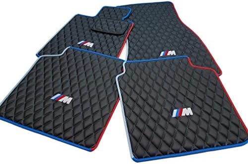 BMW 740e 740i 750i M760i M Performance SeriesHandmade Eco Leather Floor Mats w/ Custom Options