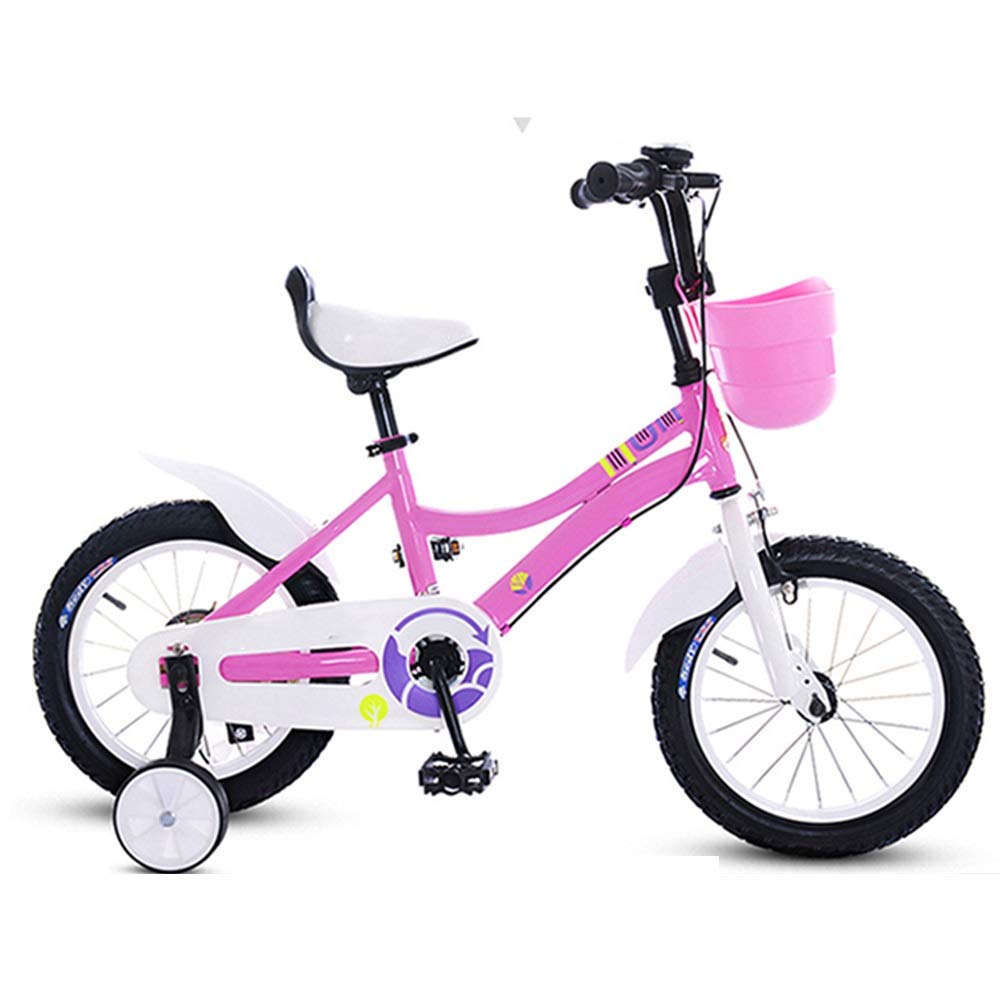 Yumeige 子ども用自転車 キッズバイク トレーニングホイール付き子供用自転車12 激安通販ショッピング 14 16 18インチの男の子と女の子のサイクリング サイズ 利用できるサイズ さいず 12in 子供に最適aged2 9pink B07qjyg44g