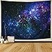 Leofanger Galaxy Tapestry Universe Starry Sky Tapestry Wall Hanging Milky Way Space Tapestry Psychedelic Tapestry Nebula Headboard Bedspread Tapestry for Bedroom Living Room(W78.7 × H59.1)