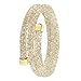 Swarovski Crystaldust Double Bangle Bracelet, Golden Crystal - Small
