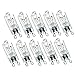 Pack Of 10 60 Watt G9 Bi-Pin Halogen Bulb, 60-Watt 120-Volt Clear Halogen G9 Base Light Bulb