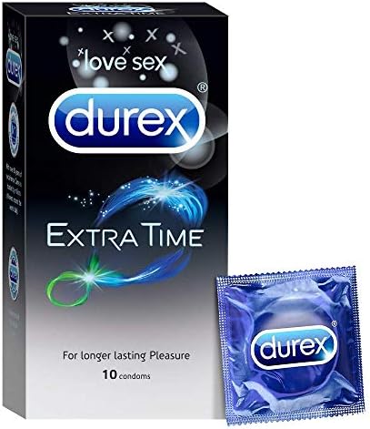 Durex Extra Time Condoms for Longer Lasting Pleasure (10S)