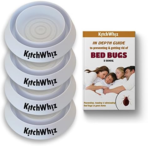 Bed Bugs Traps by KitchWhiz, Most Effective bed bug detector &amp; for bed bug control. Revolutionary Design doesn't require any bed bugs powder, bed bugs bomb or additional products needed. Bonus eBook