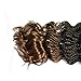 6Packs 18'' Wavy Senegalese Twist Crochet Braid Hair Wavy Ends Synthetic Hair Extensions for Black Women (18