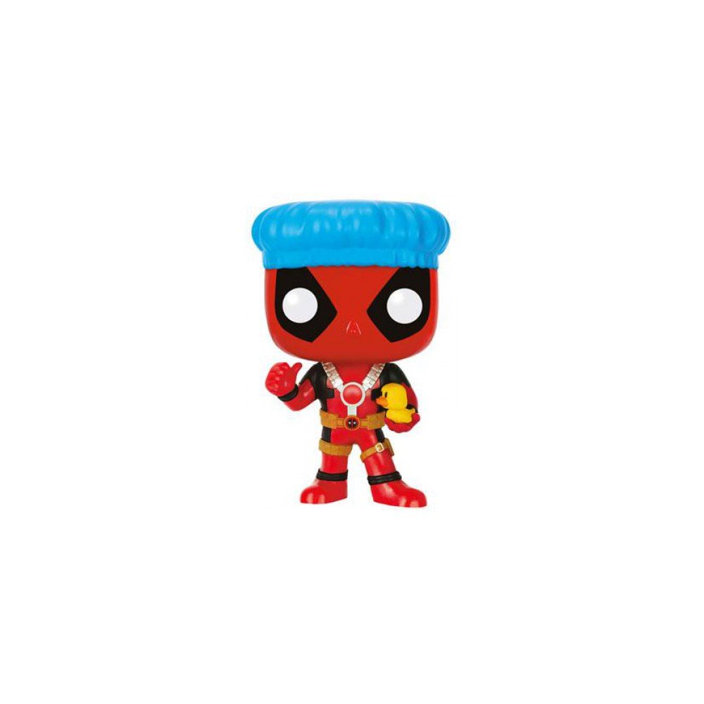 Marvel Pop! Vinyl Wobble Figure Deadpool Shower Cap & Ducky