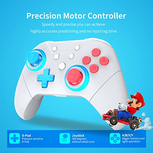 Switch Controller, Wireless Controller Compatible Nintendo Switch/Switch OLED/PC/Android with