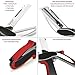 Kunyai - Clever Cutter - With Chopping Board + Detachable Knife, For Vegetable And Meat Cutter Or Slicer, Bottle Opener, Peeler, Including Sharpener. Extra Thick Stainless Steel Blade 1/8