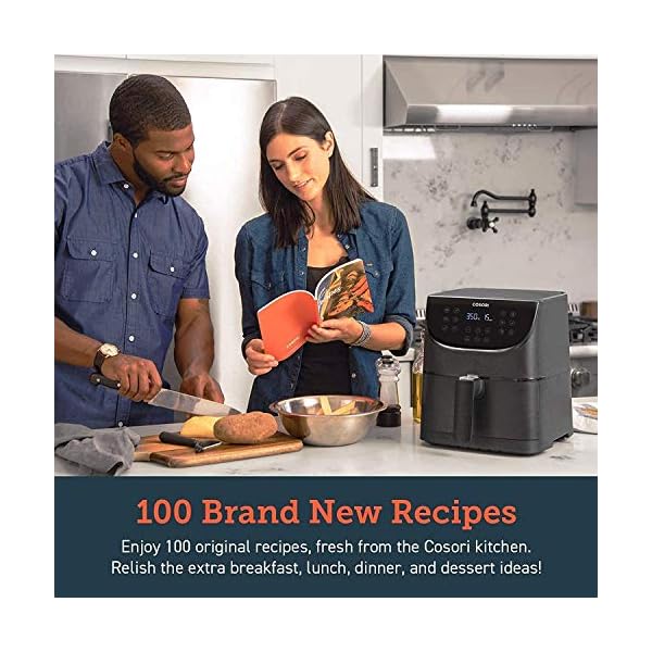 COSORI-Air-Fryer-Oven-with-Rapid-Air-Circulation-100-Recipes-Cookbook-35L-Air-Fryers-for-Home-Use-with-One-Touch-Digital-Screen-11-Cooking-Presets-Nonstick-BasketShake-Remind-1500W COSORI Air Fryer Oven with Rapid Air Circulation, 100 Recipes Cookbook, 3.5L Air Fryers for Home Use with One-Touch…