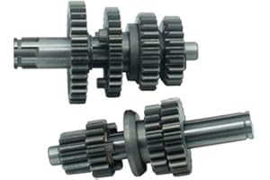 BONV 1 Set Fourth Gear Main Countershaft Transmission Gear Box Main Counter Shaft fit for Lifan 125cc Electric Foot Start Engines ZB-110