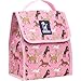 Wildkin Kids Horses in Pink Insulated Lunch Bag for Boys & Girls, Reusable, Perfect for Daycare & School, Spacious 10 x 8.5 x 5 Inch Design
