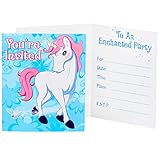 Enchanted Unicorn Party Supplies - Invitations (8)