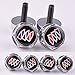 D&R 4 Pcs Separate Chrome LICENSE PLATE FRAME Bolt Screws For Buick
