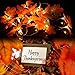 2 Pack Maple Leaves Garland String Lights 40 LED Lights 20ft Waterproof Fall Decoration Seasonal Lights for Holiday Party Indoor Outdoor Decor Birthday Gift 3AA Battery Operated