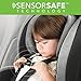 Evenflo SafeMax All-In-One Car Seat with SensorSafe, Industrial Edge
