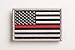 US Flag Thin Red Line Patch for Firefighters and Paramedics with Hook/Loop Backing