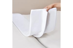 Selectico 12" Extra Wide Split King Gap Filler for Adjustable Bed, Bed Bridge Twin to King Converter with Washable Cover, Close The Gap (0-3"),White