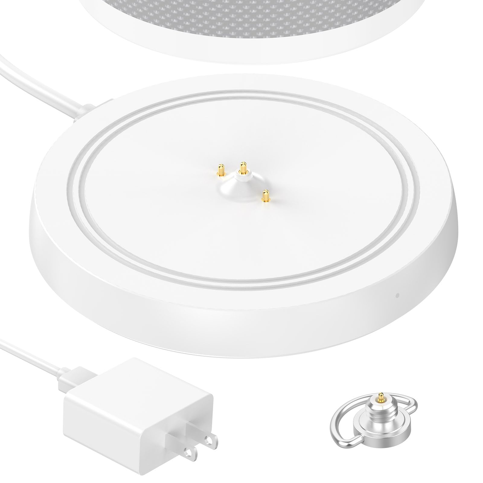 Soarking Power Up Charging Dock Compatible with Ultimate Ears UE Boom 3/Megaboom 3/Blast/Megablast(Wall Charger and 5 Feet Cable Included) White(Not for Boom4/Megeboom 4)