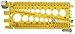 Nut and Bolt Gauge, Metric, UNC, UNF, with Thread Pitch on Back *(5 Colors to Choose from in Listing)* (Yellow)